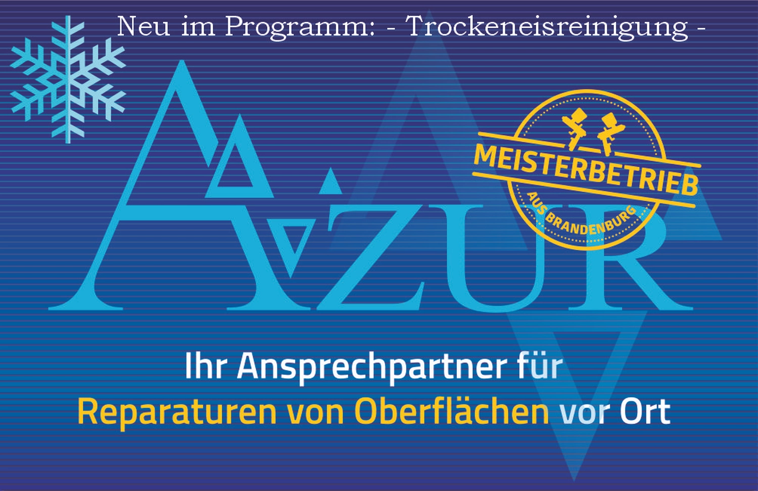 Azur Oberflächen GmbH - Reparaturen von Oberflächen - Kartenbild