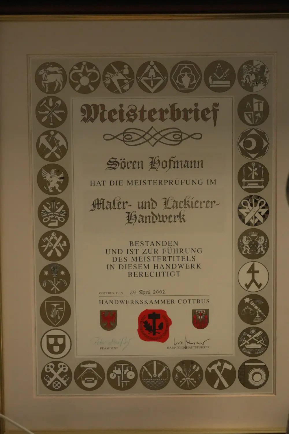 Lackierarbeiten durch Azur Oberflächen GmbH